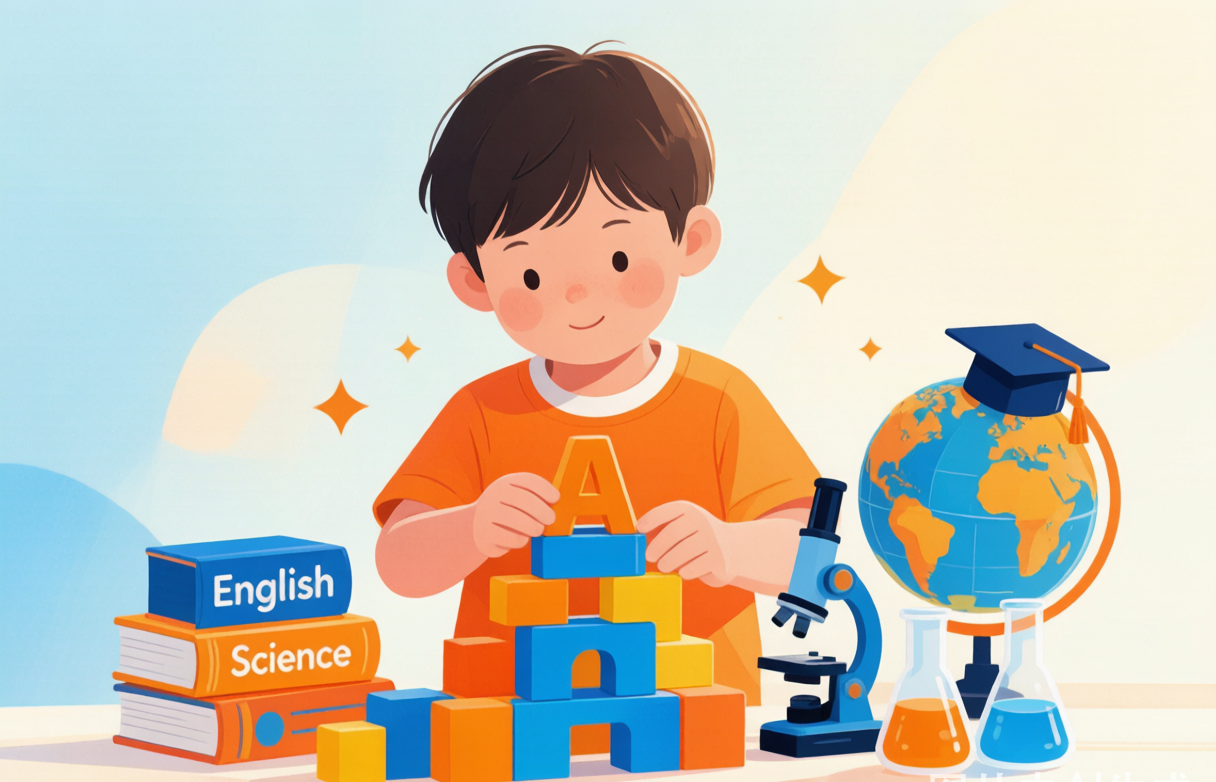 小学就准备走国际路线