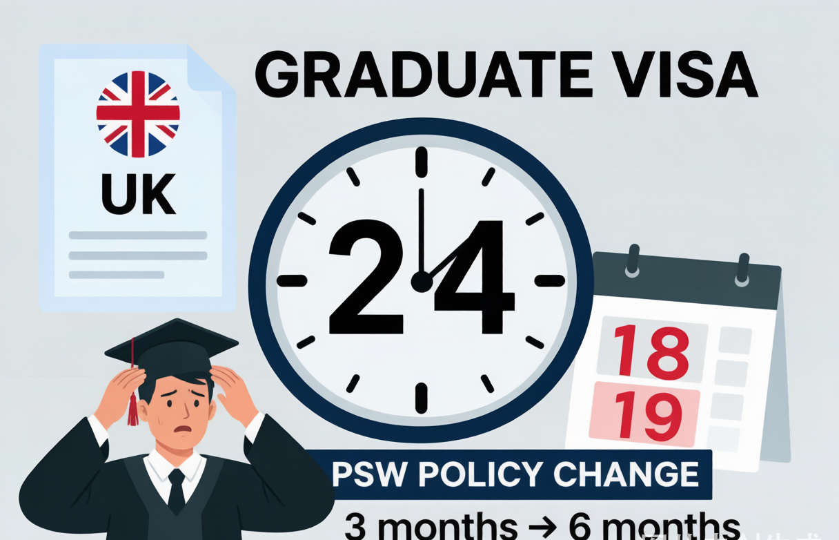 英国PSW签证2027年缩短至18个月——留学回报率需要重新评估